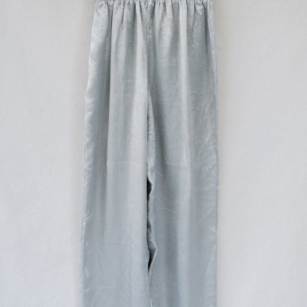 Vintage silver JKLA California elastic waistband pants - Picture 2 of 3